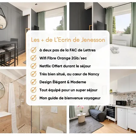 Apartment L'ecrin De Jennesson - 2 Pers - Nancy