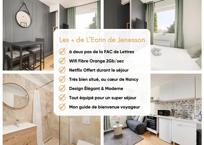 Apartmán L'ecrin De Jennesson - 2 Pers - Nancy